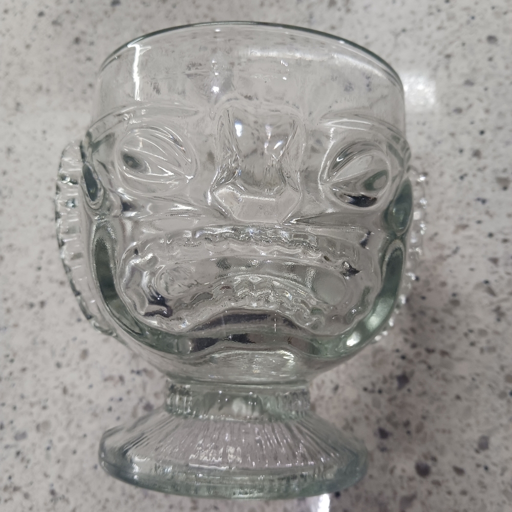 Disney Trader Sam Tiki Glass Bowl